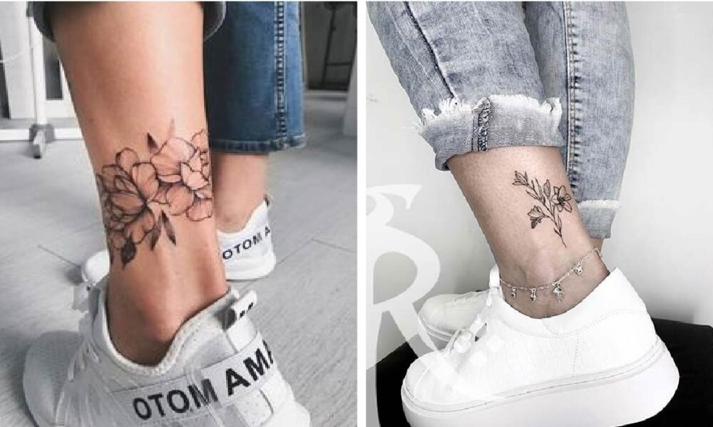 ankle tattoos for women