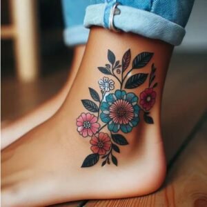 ankle tattoos for women